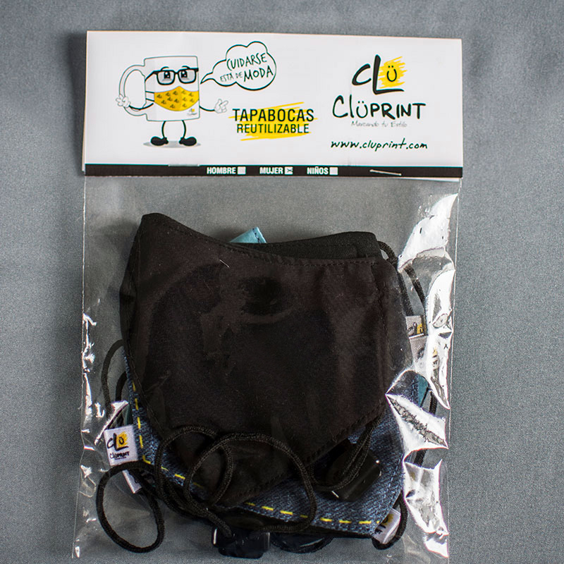 Tapabocas de tela por unidad