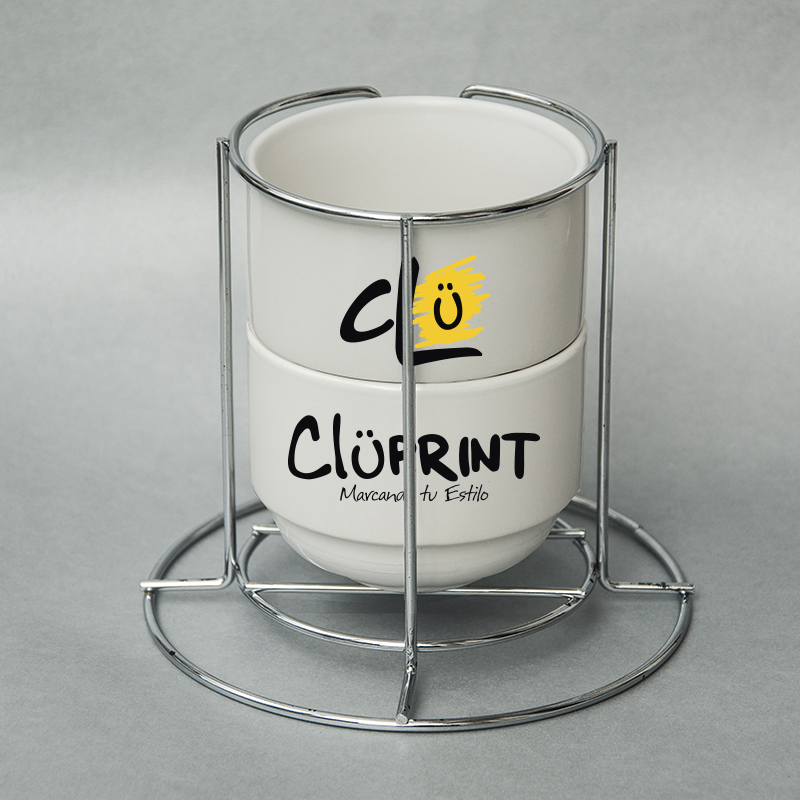 Pocillo de cafe en porcelana