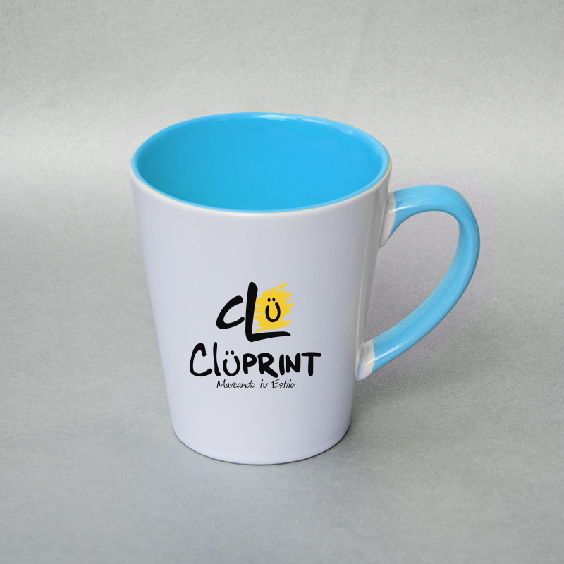 Mug ceramica color azul