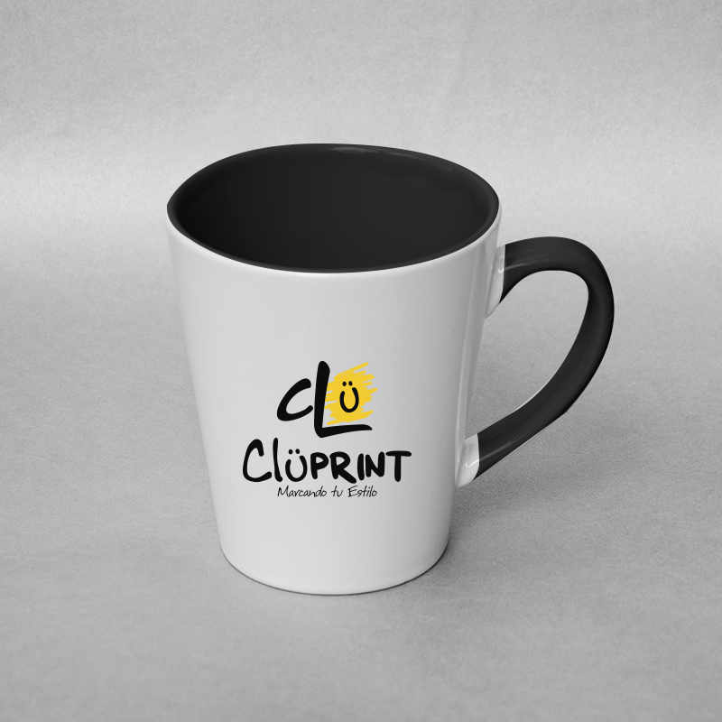 Mug ceramica color negro