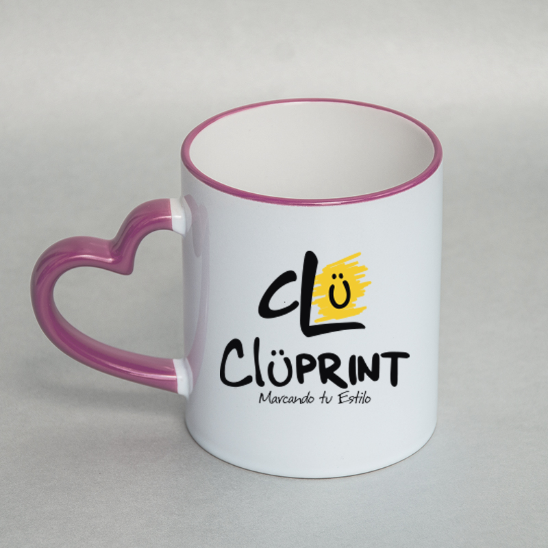 Mug para parejas rosa