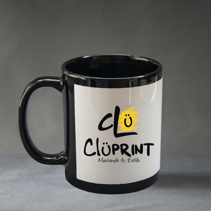 Tazas con fotos en negro